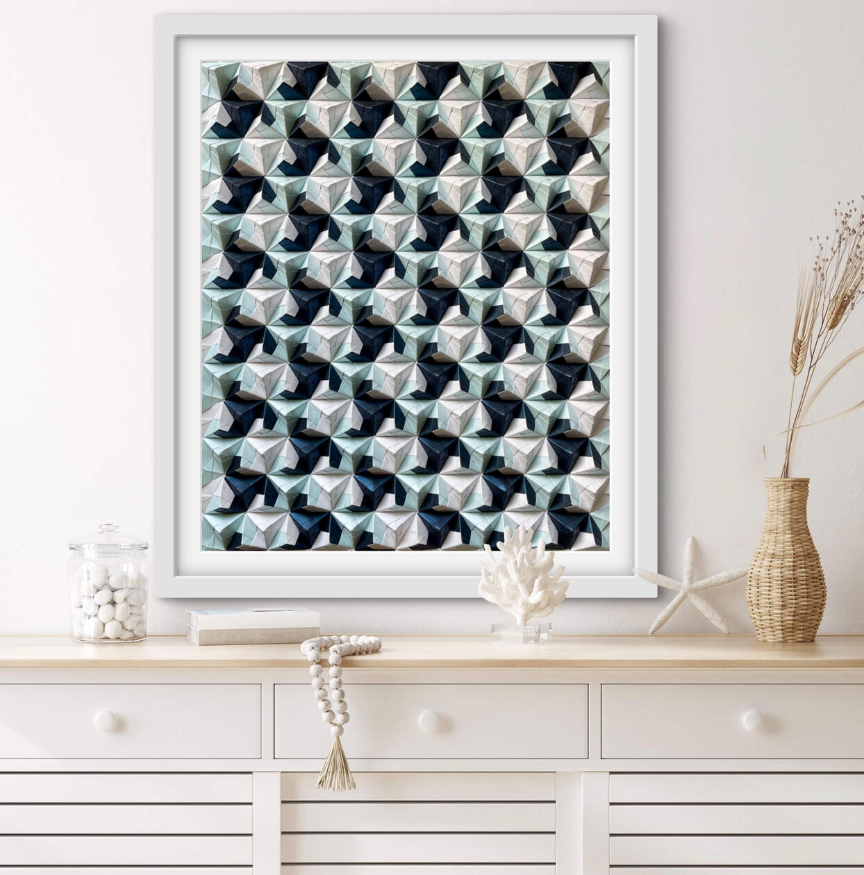 "Waves" Inspired by my coastal roots, this piece reflects the calm, rhythm, and serenity of the sea—a reminder of where I come from and the peace I find by the ocean